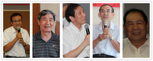 第二排👩🏿‍🍳：冒大衛老師、秦宛順老師、張國有老師、王其文老師、王永治老師